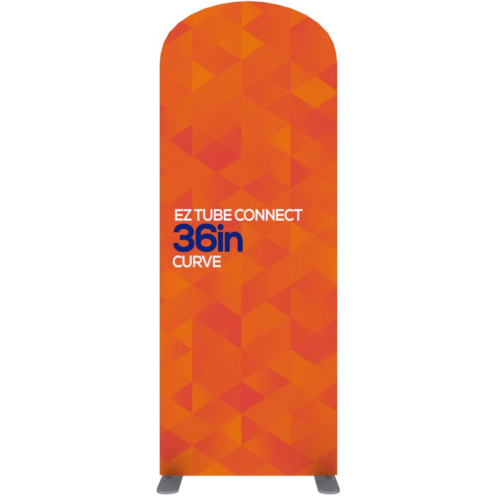 3 ft. EZ Tube® Connect Curved Top — Double Sided Graphic Package